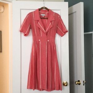 Vintage Cotton Candy Striper Dress